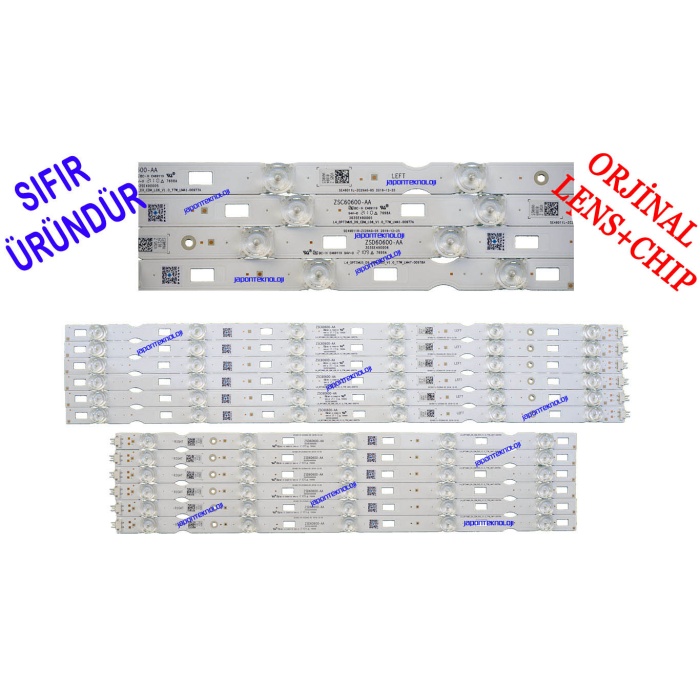 Arçelik, A49A950A, A49A955A, A49B970A LED BAR, Beko, B49B970A, B49A955A, B49A950A, LED BAR, Grundig, 49GEU8955B, 49GEU8950B, 49GEU8965B, 49GFU8960B, 49GFU8965B, 49VLX777LDL, 49GEU890, LED BAR, SE49D11L,R-ZC29AG-05, LM41-00977A, 00978A, L4_OPTIMUS_D9_CDM_L0