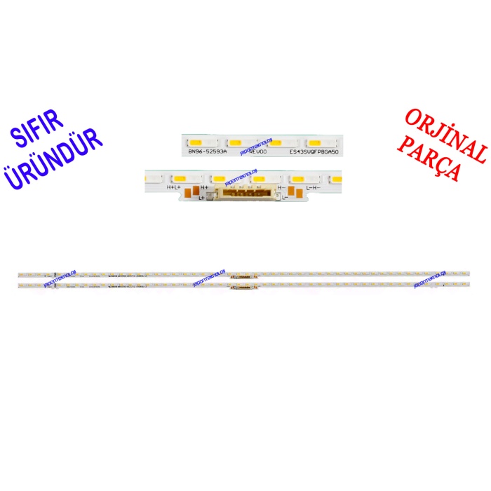 SAMSUNG, BN96-52593A, Q60/70A_STC430AG1_7020_2IN1_50LEDs_REV1.0_200914 , 50LED , 466MM , 3V,