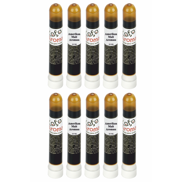 Amerikan Malt Aroması 10 ml X 10 Adet