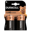 Duracell D Büyük Pil 2li Kart