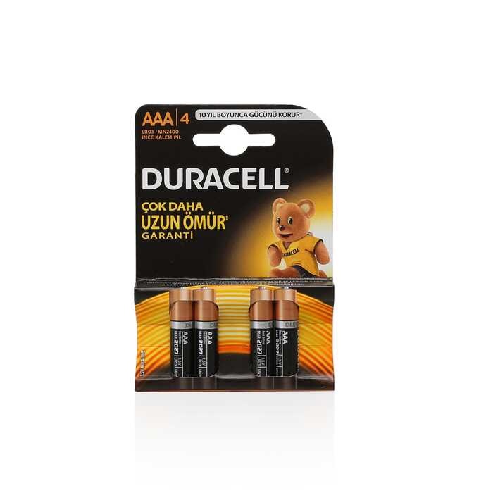 Duracell Aaa İnce Pil 4lü