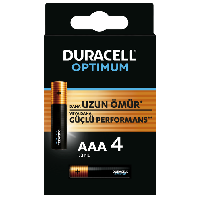 Duracell Optımum Aaa İnce Pil 4lü