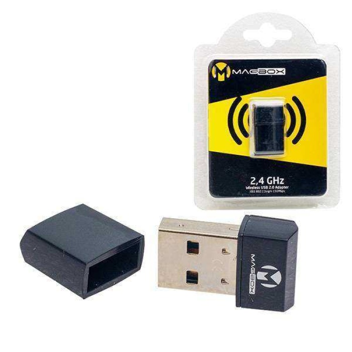 Magbox Usb Stıck Mini 802.11n Wifi 7601 Chıpset 2.4ghz 150 Mbps Ip Uydu Alıcıları İle Uyumlu