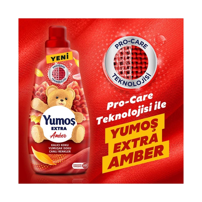 Yumoş Extra Amber Çamaşır Yumuşatıcı 1440 Ml