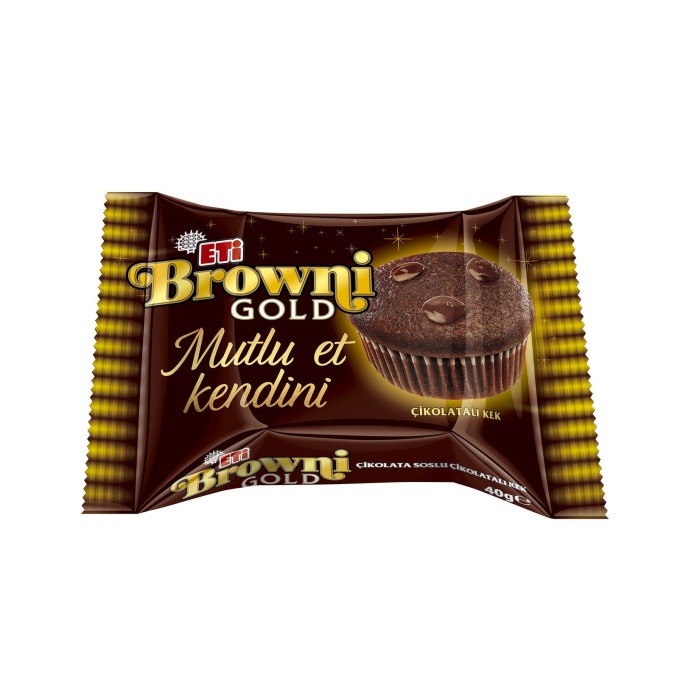 Eti Browni Gold Çikolata Soslu Çikolatalı Kek 45 Gr