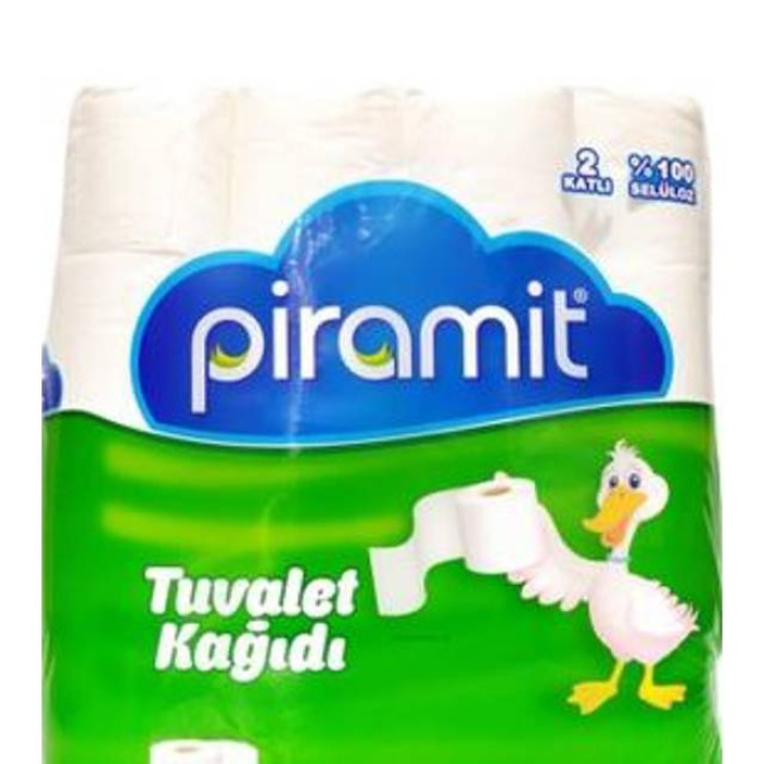 Piramit Tuvalet Kağıdı 12li %100 Selüloz