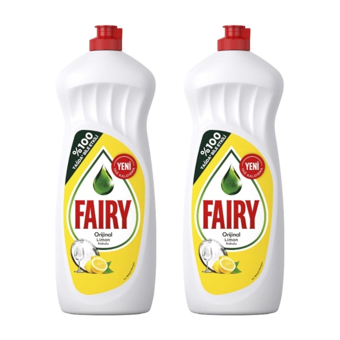 Fairy Bulaşık Detarjanı Limonlu 2x650 Ml