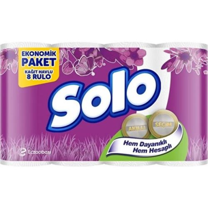 Solo Kağıt Havlu Ekonomik Paket 8 Li