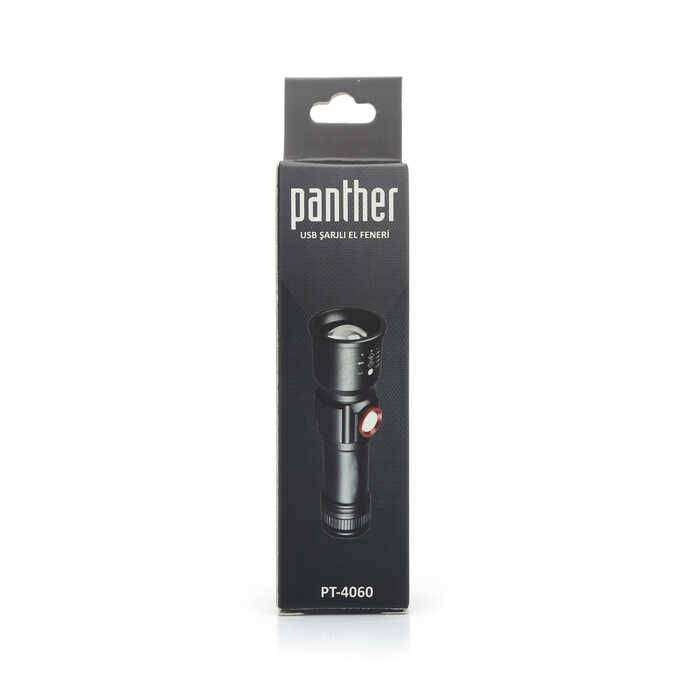 Panther Pt-4060 Usb Şarjlı Fener