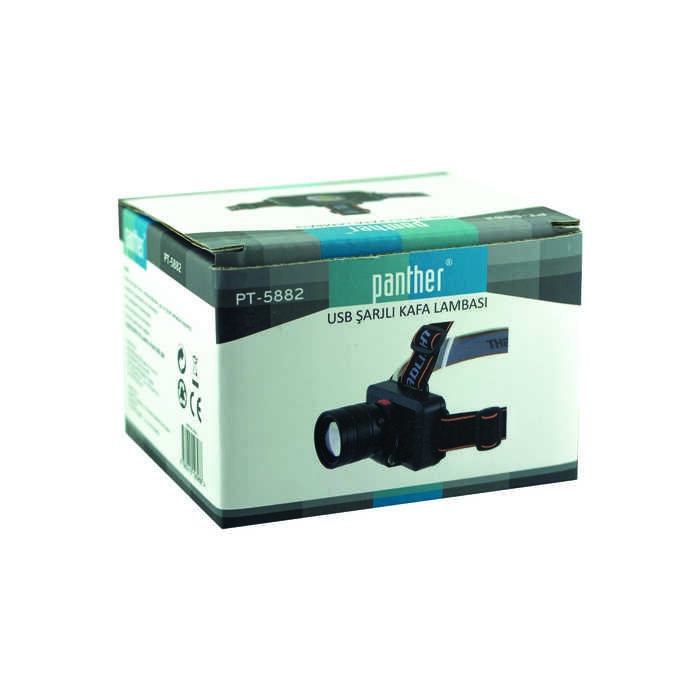 Panther Pt-5882 Usb Şarjlı Kafa Lambası