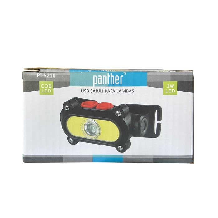 Panther Pt-5210 Usb Şarjlı Kafa Lambası