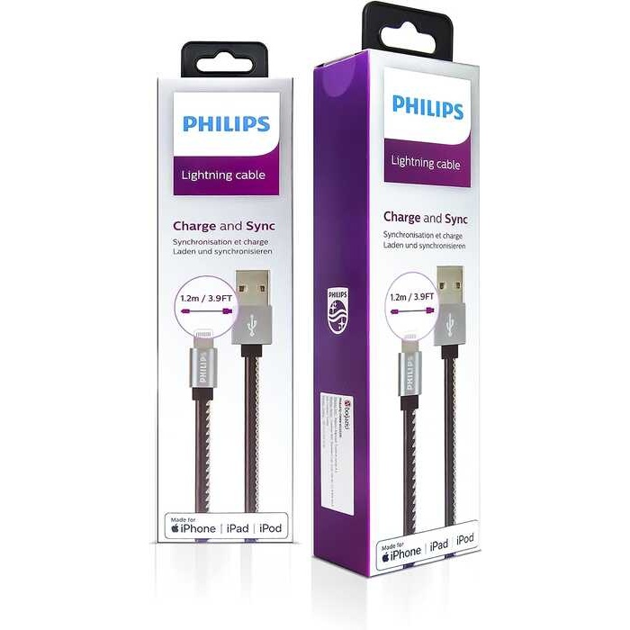 Phılıps Dlc2508b 1.2m Lıghtnıng Örme Mfı Usb Kablo