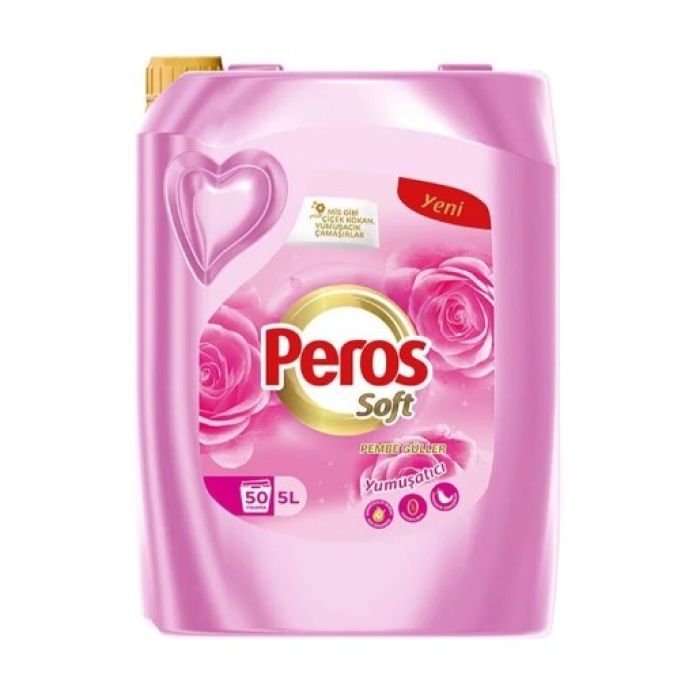 Peros Çamaşır Yumuşatıcı Pembe Güller 5 Lt