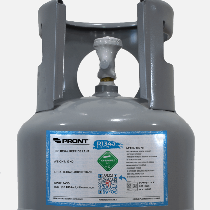 Pront Soğutucu Gaz R134A – 12KG