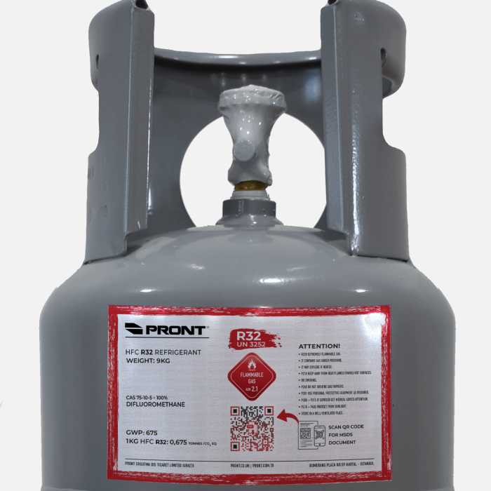 Pront Soğutucu Gaz R32 – 9KG