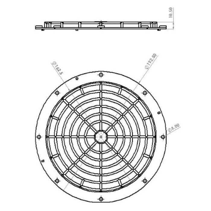 Fan Çemberi Ön Kapak 15cm