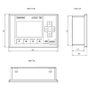 6ED1055-4MH08-0BA1 LOGO! TD text display, 6-line, 3 background colors, 2 Ethernet ports, installation accessories for LOGO! 8