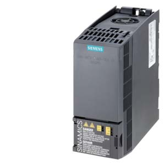 6SL3210-1KE12-3AF2 SINAMICS G120C RATED POWER 0,75KW WITH 150% OVERLOAD FOR 3 SEC 3AC380-480V +10/-20% 47-63HZ INTEGRATED FILTER CLASS A I/O-INTER