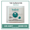 TEK KULLANIMLIK HAVLU- 40*80- 100 ADET- TEK TEK PAKETLİ