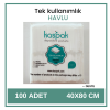 TEK KULLANIMLIK HAVLU- 40*80 -DESTE HAVLU-100 ADET