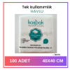 TEK KULLANIMLIK HAVLU- 40*40 - 100 ADET- DESTE HAVLU