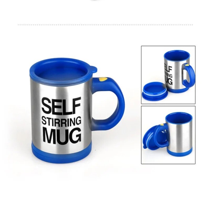 Self Stirring Mug  Mikser Kupa Bardak Mavi