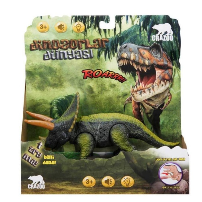 Triceraptors Dinozor Işıklı Sesli - RS6171