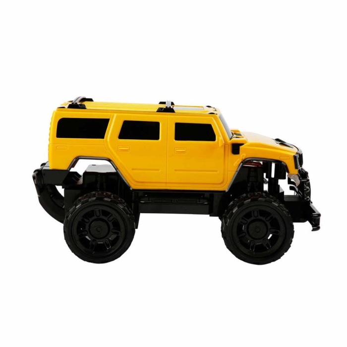 1:14 Uzaktan Kumandalı Big Foot Usb Şarjlı Hummer 34 cm. - Sarı