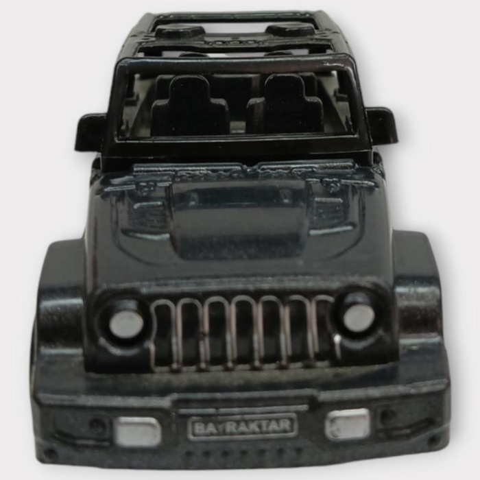 Çek Bırak Arabalar 10 Cm - Siyah Jeep