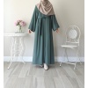 Hifa Çıtçıtlı Abaya Mint