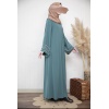 İncili Abaya Mint Yeşili