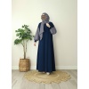 Beyza Elbise Lacivert