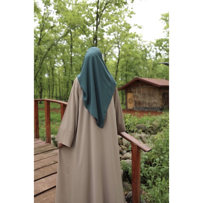 Hifa Çıtçıtlı Abaya Bej