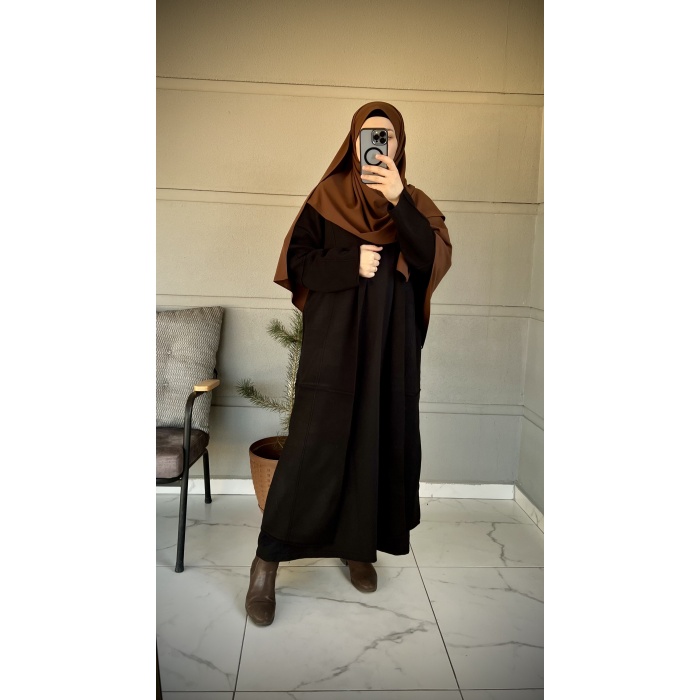 Abaya Hırka Siyah