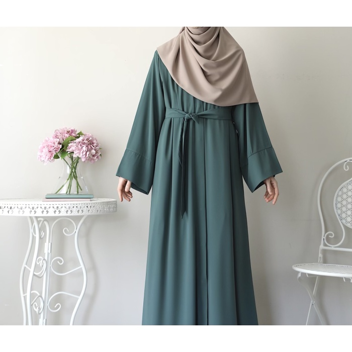 Hifa Çıtçıtlı Abaya Mint