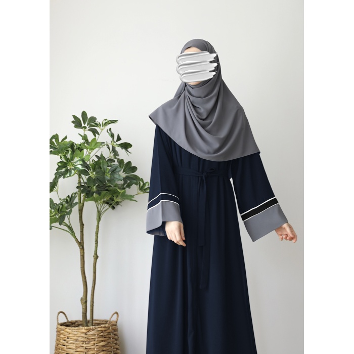 Garnili Abaya Lacivert