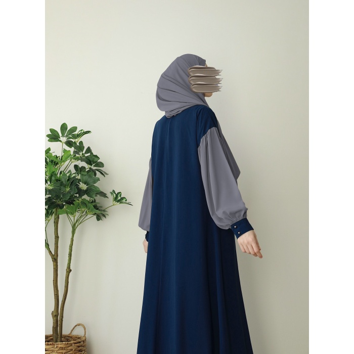 Beyza Elbise Lacivert