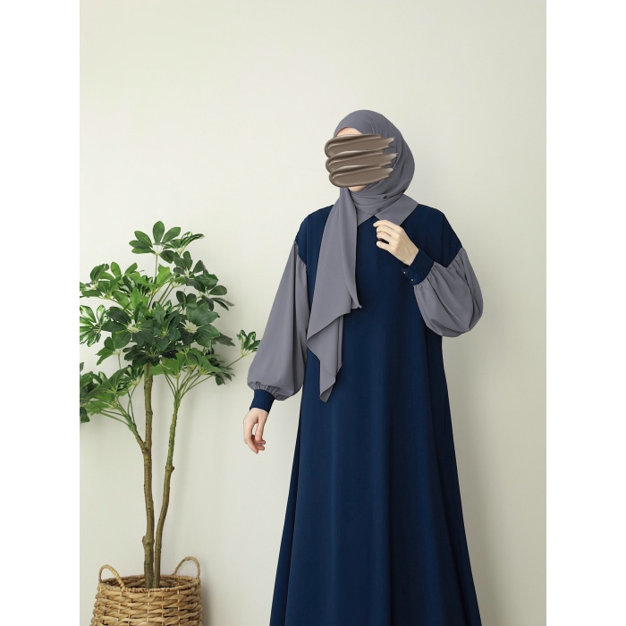 Beyza Elbise Lacivert