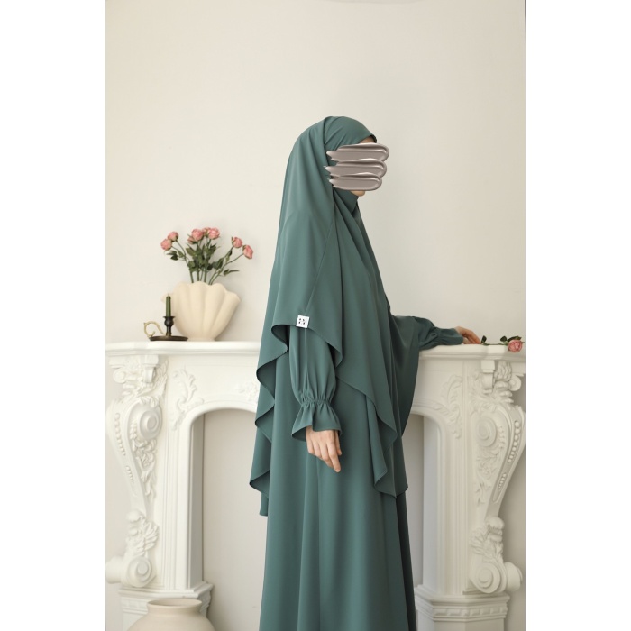 Sufleli Elbise Mint