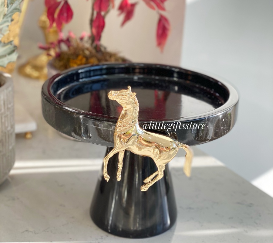 HORSE DECOR MARBLE STAND