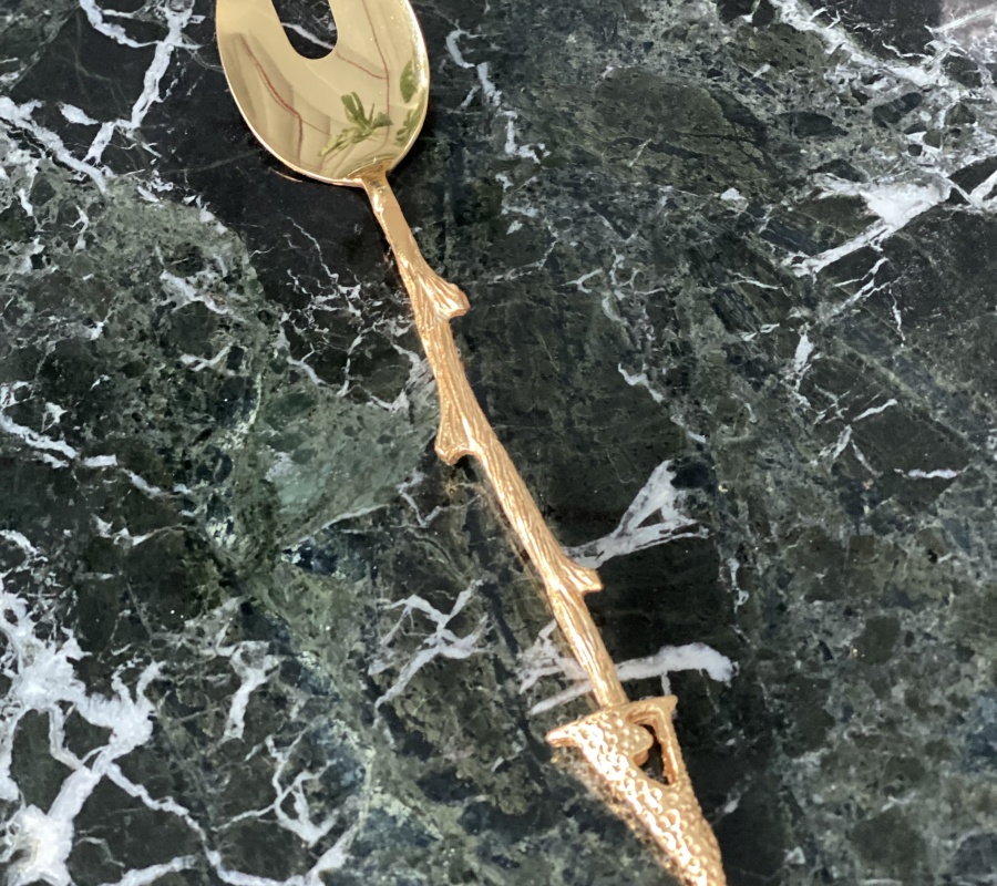 CHEETAH DECOR SERVING SPOON