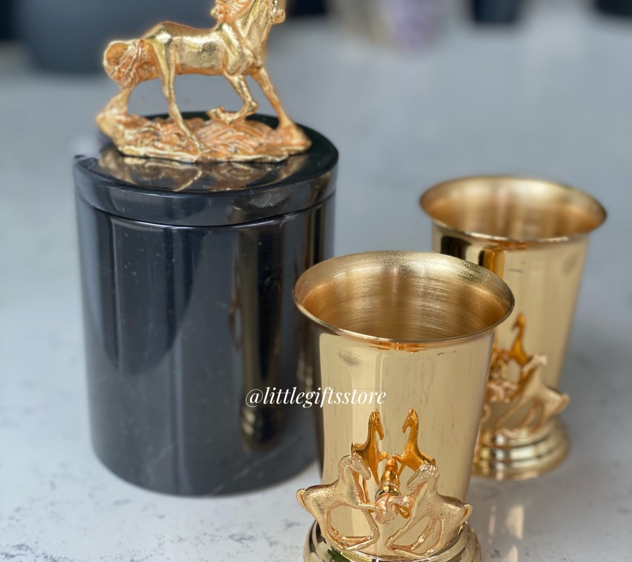 HORSE DECOR MINI VASE/SPOON HOLDER