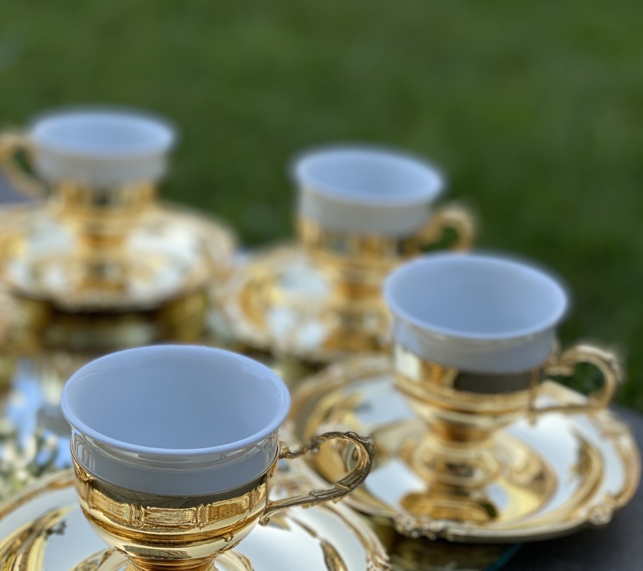 PLAIN MODEL 6PCS COFFEE SET