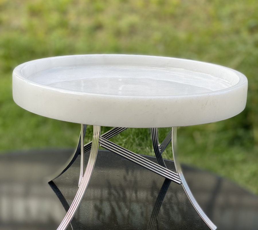 LINE DECOR 27CM MARBLE CAKE STAND