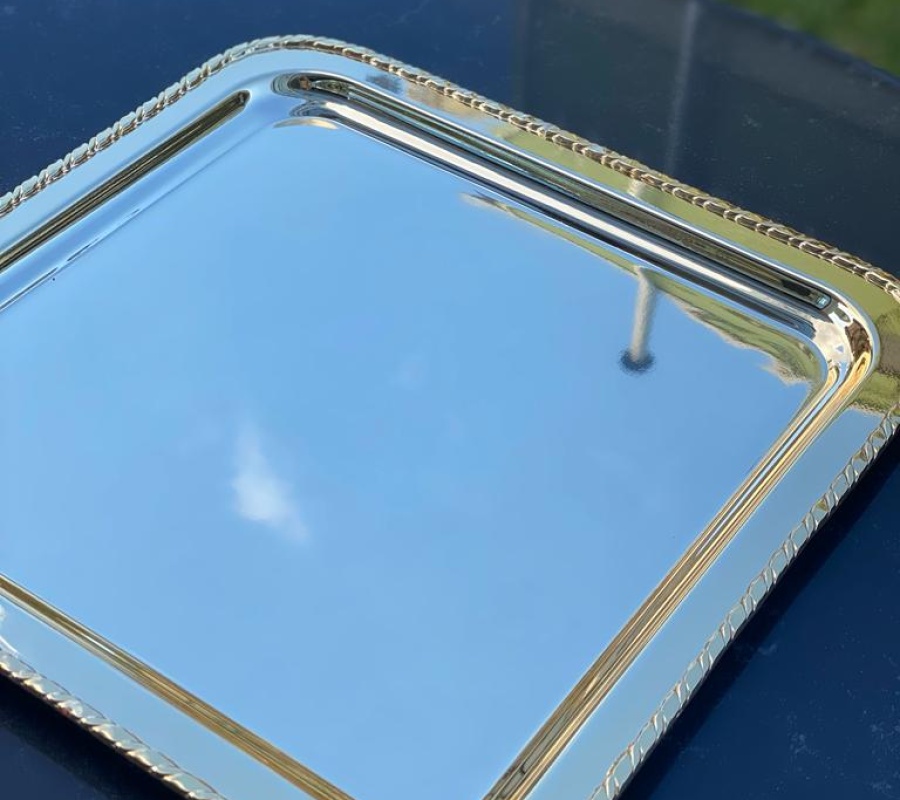 CHAIN DECOR SQUARE TRAY