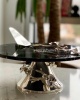 ORCHID DECOR MARBLE CAKE STAND