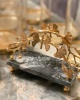 BUTTERFLY DECOR MARBLE NAPKIN HOLDER