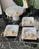 CHEETAH DECOR MARBLE ASHTRAY