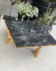 CHEETAH DECOR SQUARE MARBLE STAND