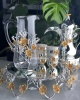 FLOWER DECOR GLASS JUG